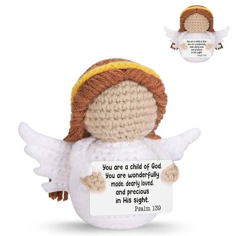 Custom Inspirational Crocheted Dolls with Message Cards