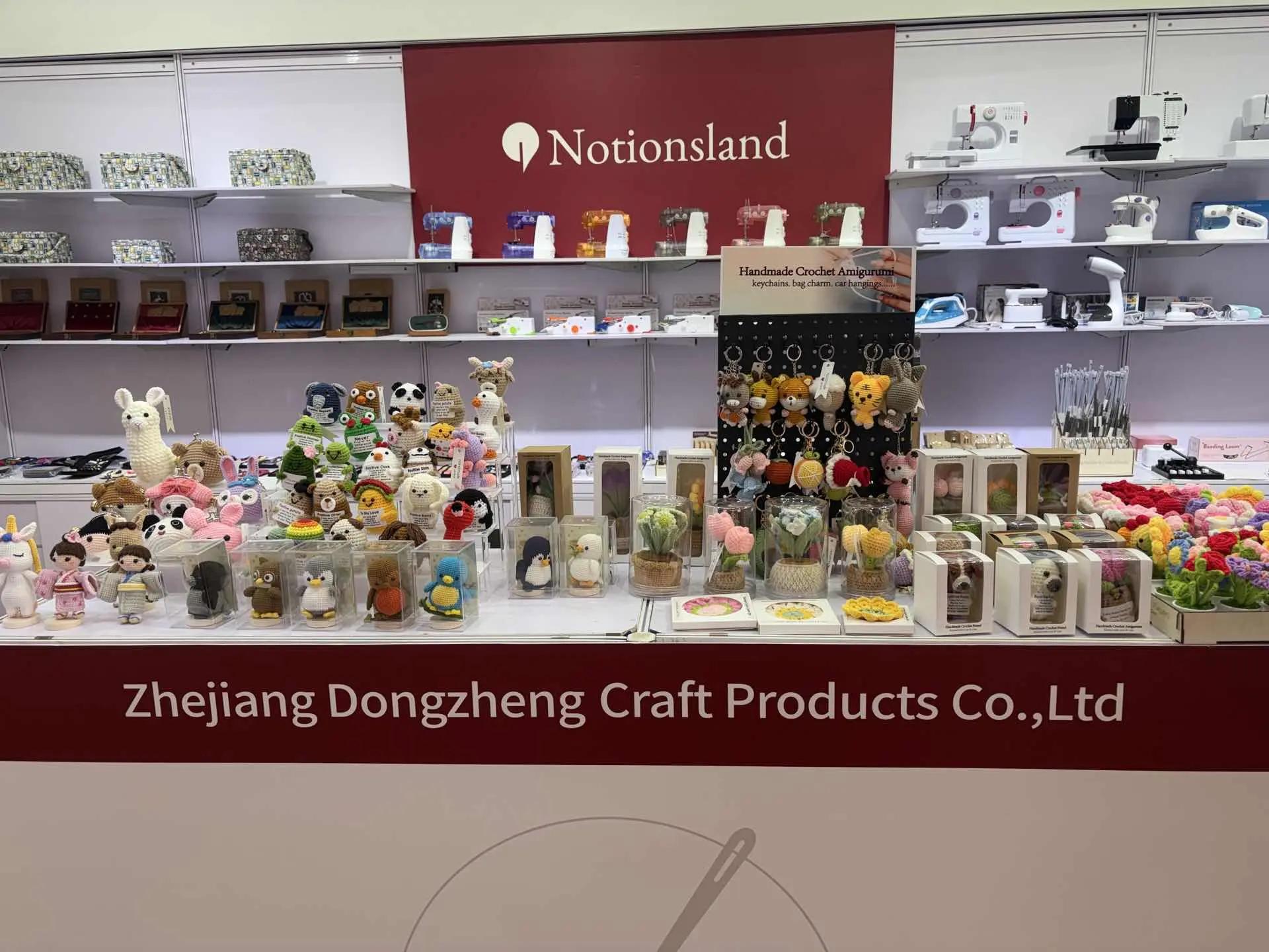 Dongzheng trade show display for sewing craft products